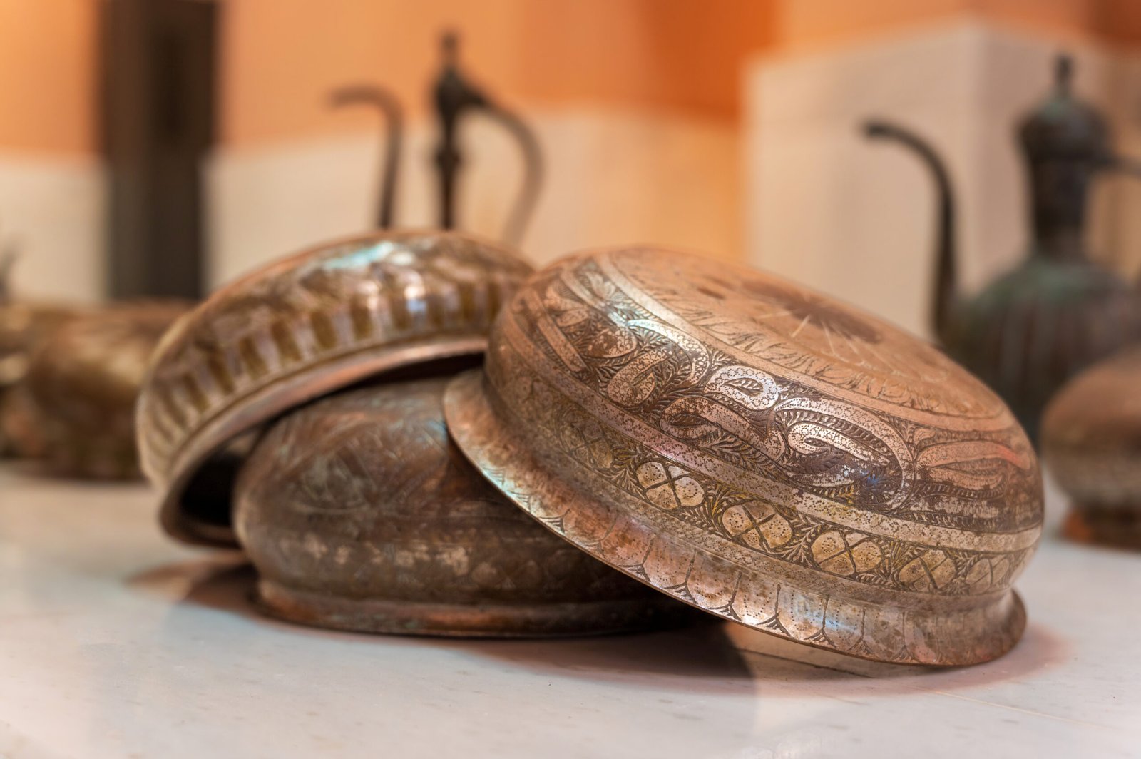 Vintage Dishes Hamam Museum Istanbul Turkey Scaled